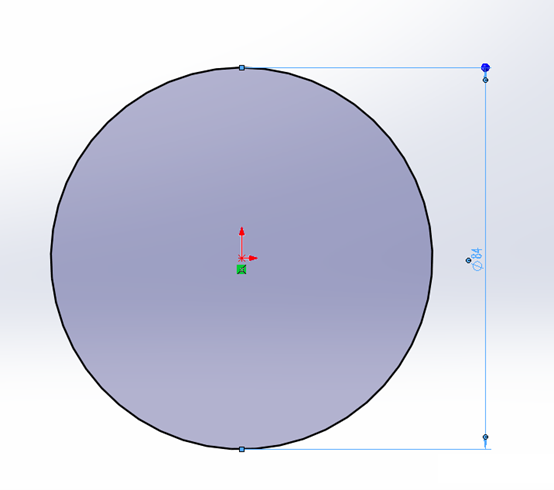 solidworks繪制齒頂圓的圓形   