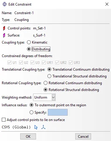 Abaqus 2024版本旋轉(zhuǎn)耦合